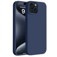 Newface iPhone 15 Plus Kılıf First Silikon - Lacivert