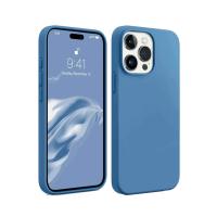 Newface iPhone 15 Pro Max Kılıf First Silikon - Mavi