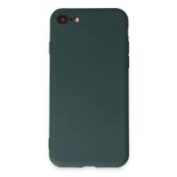 Newface iPhone 7 Kılıf First Silikon - Koyu Yeşil