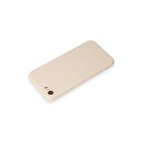 Newface iPhone 7 Kılıf First Silikon - Krem