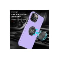 Newface iPhone 13 Pro Kılıf Elit Yüzüklü Kapak - Mor