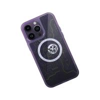 Newface iPhone 14 Pro Kılıf Magic Magneticsafe Silikon - Derin Mor