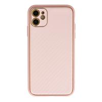 Newface iPhone 12 Kılıf Coco Karbon Silikon - Pembe