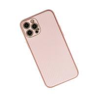 Newface iPhone 12 Pro Kılıf Coco Karbon Silikon - Pembe