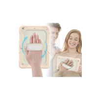 Newface iPad 10.2 (7.nesil) Kılıf Strap New Tablet Kapak - Pembe