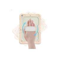 Newface iPad 10.2 (7.nesil) Kılıf Strap New Tablet Kapak - Pembe