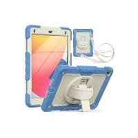 Newface iPad 5 Air 9.7 Kılıf Strap New Tablet Kapak - Mavi