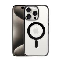 Newface iPhone 15 Pro Max Kılıf Erozi Magsafe Kapak - Siyah