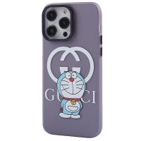 Newface iPhone 14 Pro Kılıf Prada Desenli Kapak - Prada Mor - 3