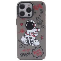 Newface iPhone 14 Pro Kılıf Prada Desenli Kapak - Prada Siyah - 1