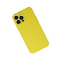 Newface iPhone 13 Pro Kılıf Nano içi Kadife Silikon - Sarı