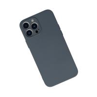 Newface iPhone 13 Pro Max Kılıf Nano içi Kadife Silikon - Gri