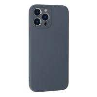 Newface iPhone 13 Pro Max Kılıf Nano içi Kadife Silikon - Gri