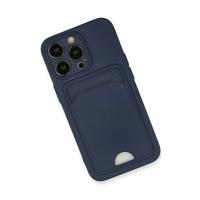 Newface iPhone 13 Pro Kılıf Kelvin Kartvizitli Silikon - Lacivert