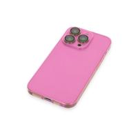 Newface iPhone 13 Pro Max Kılıf Armada Lensli Kapak - Pembe