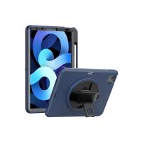 Newface iPad 2022 10.9 (10.nesil) Kılıf Hand Strap Tablet Kılıfı - Gri