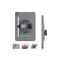 Newface iPad 10.2 (7.nesil) Kılıf Hand Strap Tablet Kılıfı - Gri