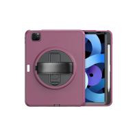 Newface iPad Pro 11 (2018) Kılıf Hand Strap Tablet Kılıfı - Mürdüm