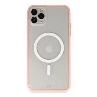 Newface iPhone 11 Pro Max Kılıf Grand Magneticsafe Kapak - Pembe