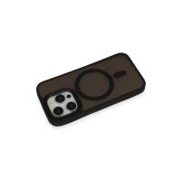 Newface iPhone 15 Pro Kılıf Oslo Magsafe Kapak - Siyah