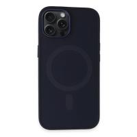Newface iPhone 15 Pro Max Kılıf Oslo Magsafe Kapak - Lacivert