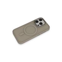 Newface iPhone 15 Pro Max Kılıf Oslo Magsafe Kapak - Titan Gri