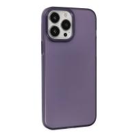 Newface iPhone 13 Pro Kılıf Modos Metal Kapak - Derin Mor