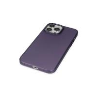 Newface iPhone 13 Pro Kılıf Modos Metal Kapak - Derin Mor