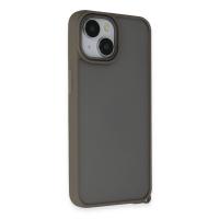 Newface iPhone 15 Kılıf Elegant Kapak - Titan Gri