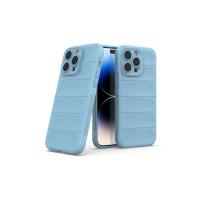 Newface iPhone 13 Pro Max Kılıf Optimum Silikon - Sky Blue