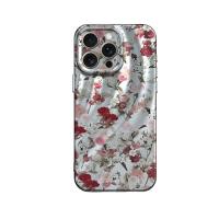 Newface iPhone 15 Pro Kılıf Crew Desenli Kapak - Çiçek