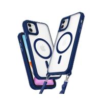 Newface iPhone 12 Kılıf Enka Magsafe Silikon Kılıf - Lacivert