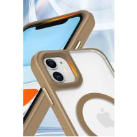 Newface iPhone 12 Kılıf Enka Magsafe Silikon Kılıf - Lacivert