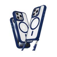 Newface iPhone 14 Pro Max Kılıf Enka Magsafe Silikon Kılıf - Lacivert