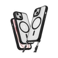 Newface iPhone 15 Plus Kılıf Enka Magsafe Silikon Kılıf - Siyah