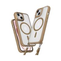 Newface iPhone 15 Plus Kılıf Enka Magsafe Silikon Kılıf - Desert