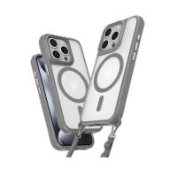 Newface iPhone 15 Pro Max Kılıf Enka Magsafe Silikon Kılıf - Titan Gri