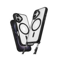 Newface iPhone 16 Plus Kılıf Enka Magsafe Silikon Kılıf - Siyah