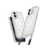 Newface iPhone 16 Plus Kılıf Enka Magsafe Silikon Kılıf - Şeffaf