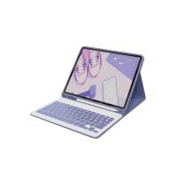 Newface iPad Air 11 (2024) Kılıf KC01 Smart Klavyeli Tablet Kılıfı - Derin Mor