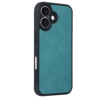 Newface iPhone 16 Kılıf Aras Deri Kapak - Açık Yeşil