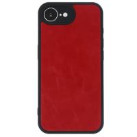 Newface iPhone 16E Kılıf Aras Deri Kapak - Kırmızı