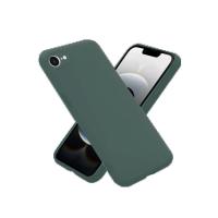 Newface iPhone 16E Kılıf Nano içi Kadife Silikon - Koyu Yeşil