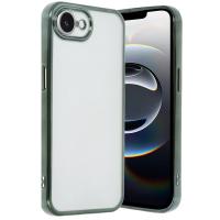 Newface iPhone 16E Kılıf Razer Lensli Silikon - Yeşil