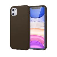 Newface iPhone 11 Kılıf First Silikon - Kahverengi
