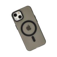 Newface iPhone 15 Kılıf Lodos Magneticsafe Mat Kapak - Siyah