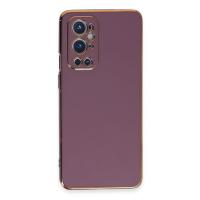 Newface One Plus 9 Pro Kılıf Volet Silikon - Mor