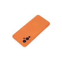 Newface One Plus 9 Kılıf Nano içi Kadife Silikon - Turuncu