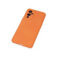 Newface One Plus 9 Kılıf Nano içi Kadife Silikon - Turuncu