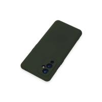 Newface One Plus 9 Kılıf Nano içi Kadife Silikon - Koyu Yeşil